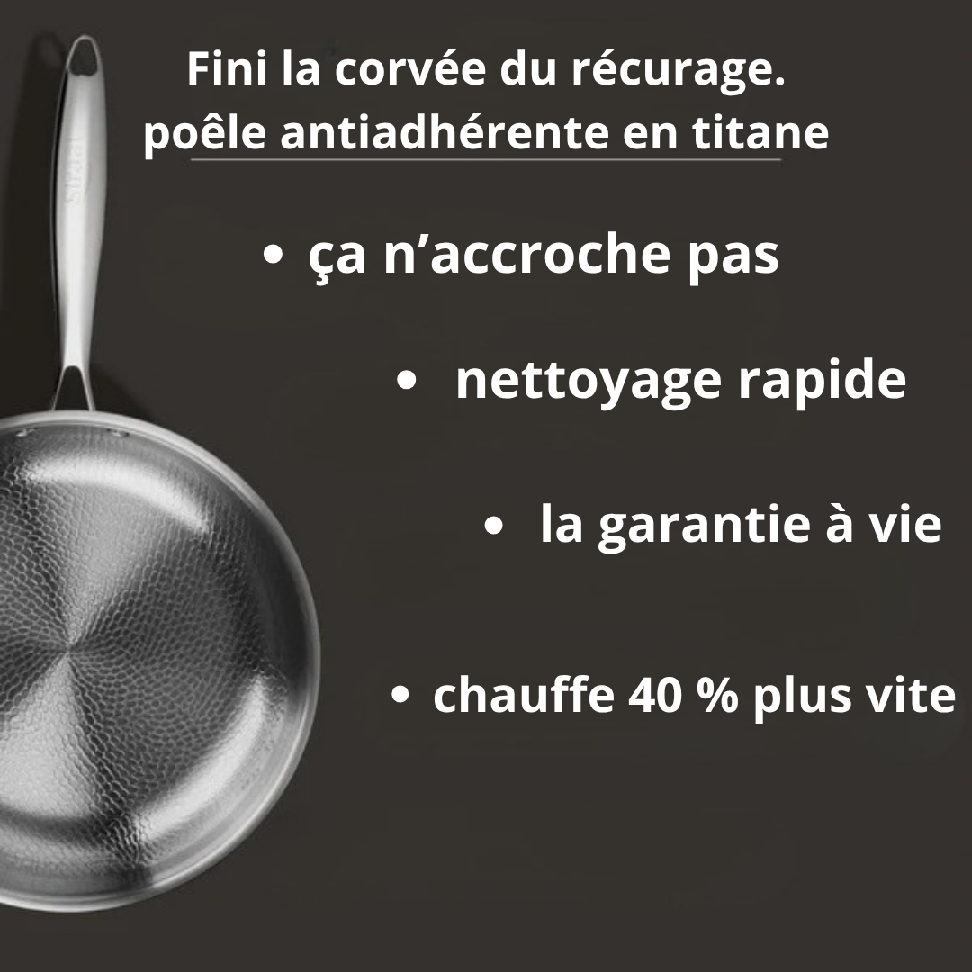 Poêle Titane Martelé Veltiof